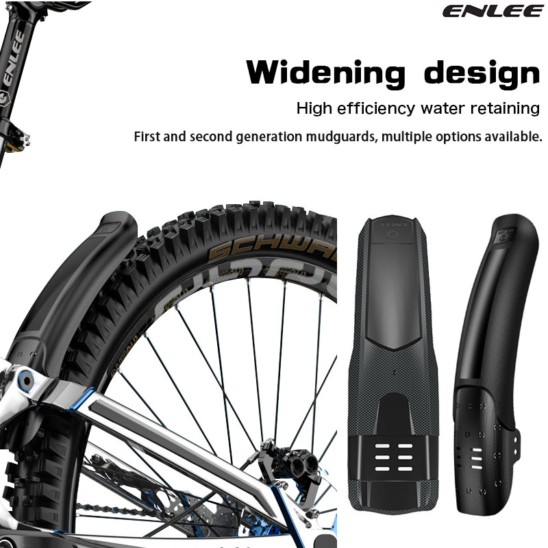 Mountain Biking Downhill - ENLEE Bicycle Mudguards Mountain Bike And