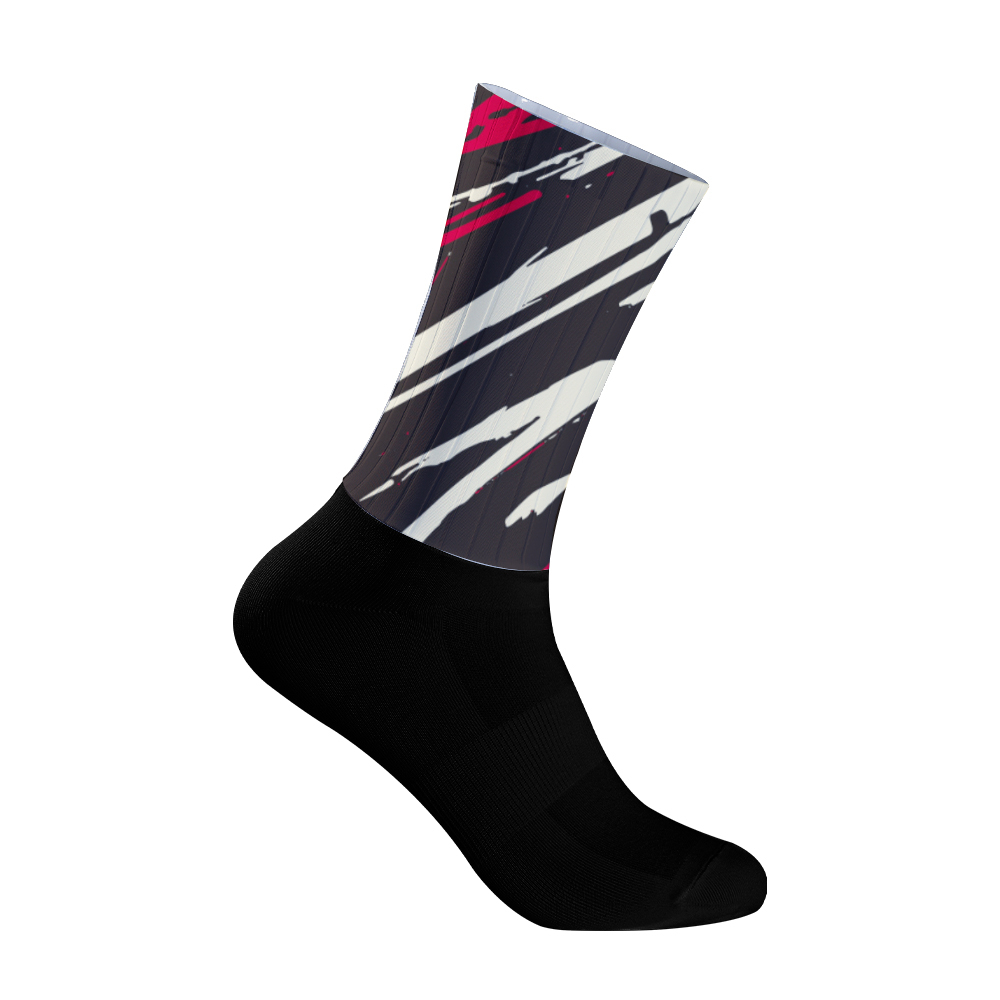 Fashion Color Block Cycling So - Mountain Biking Socks 评论和价格