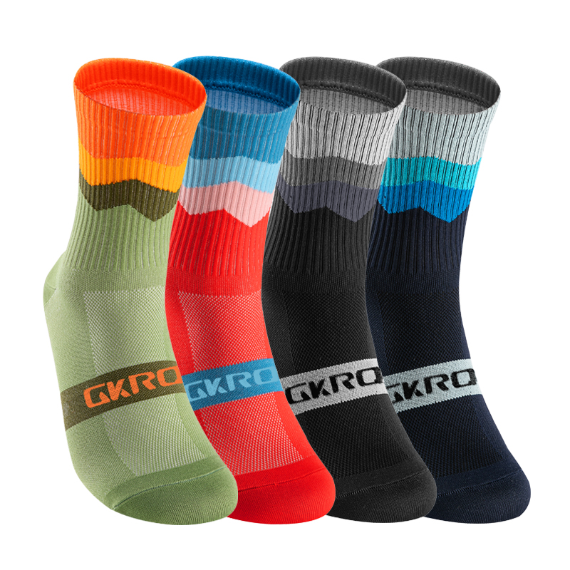 GKRQ 4 Pairs Bike Socks Men Nu - Mountain Biking Socks 评论和价格