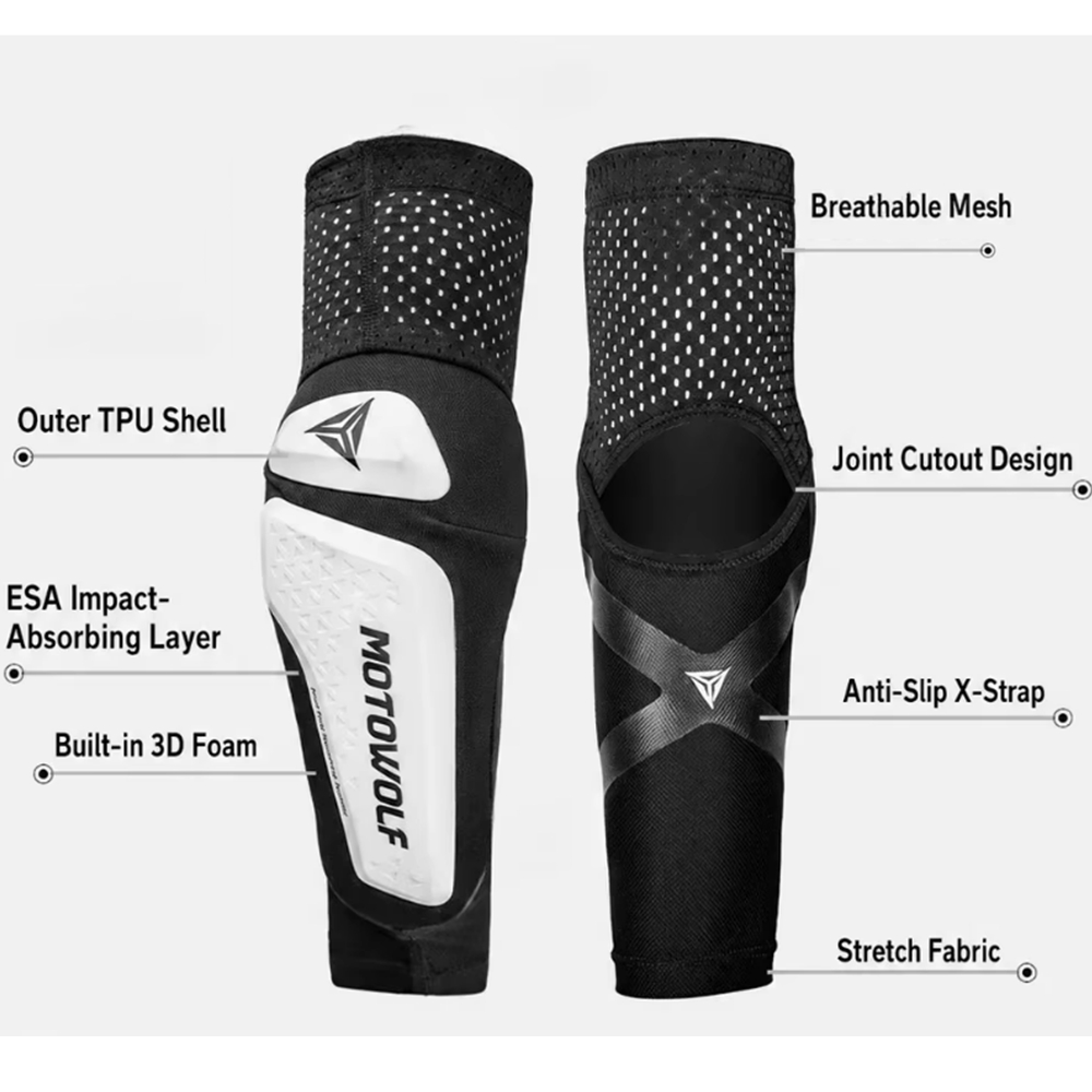 Motorcycle Elbow Protection Pa - Mountain Biking Elbow Pads 评论和价格