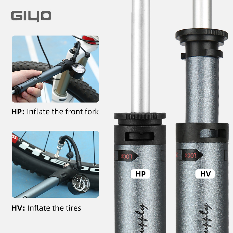Giyo GS-41P 300psi Bicycle Sho - Shock Pump Suspension 评论和价格