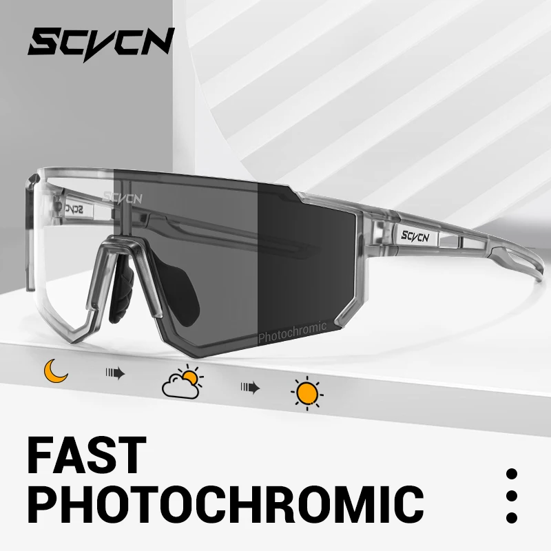 SCVCN New Outdoor Photochromic - Mountain Biking Sunglasses 评论和价格