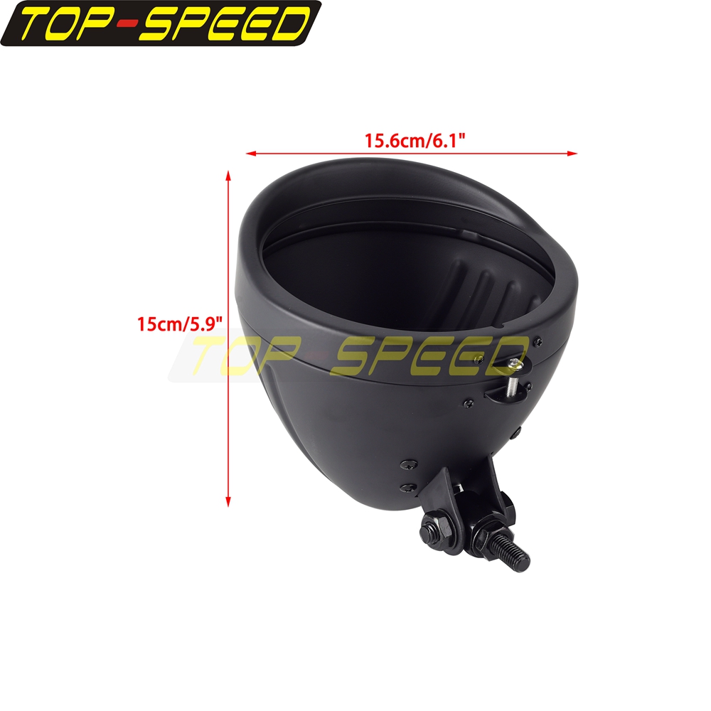 Black/Chrome Motorcycle Headla - Mountain Biking Derby 评论和价格