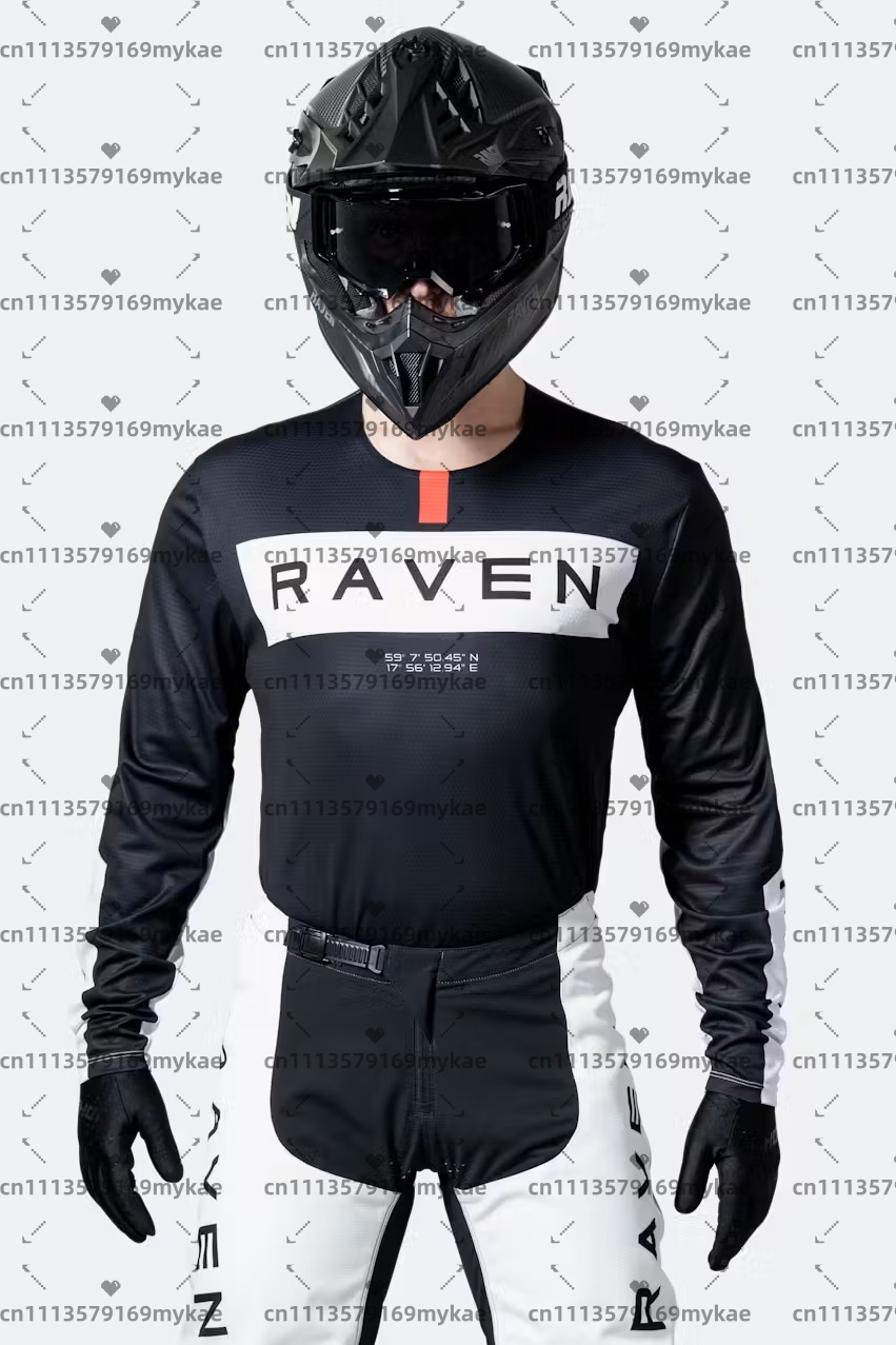 Men's Raven Jersey DH Motorcyc - Mountain Biking Long Sleeve Shirt 评论和价格