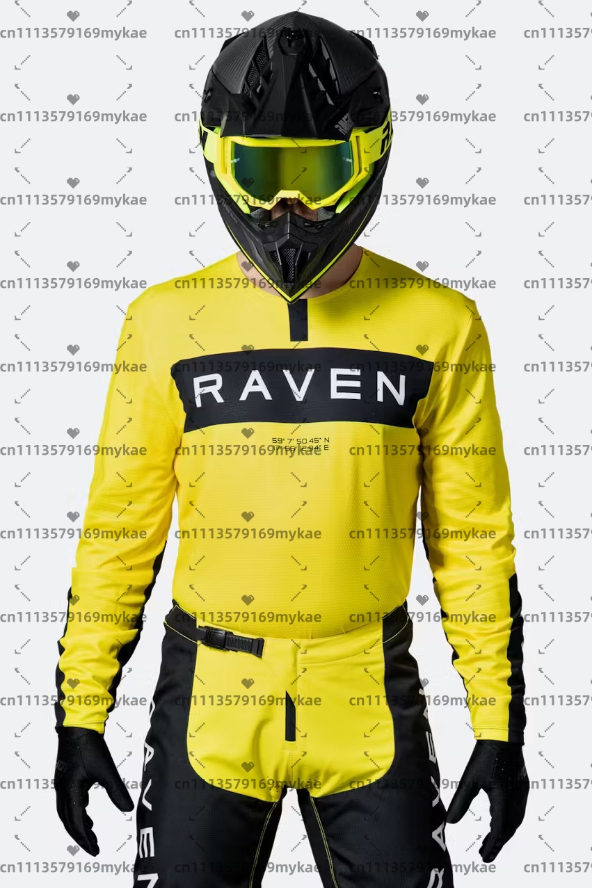 Men's Raven Jersey DH Motorcyc - Mountain Biking Long Sleeve Shirt 评论和价格