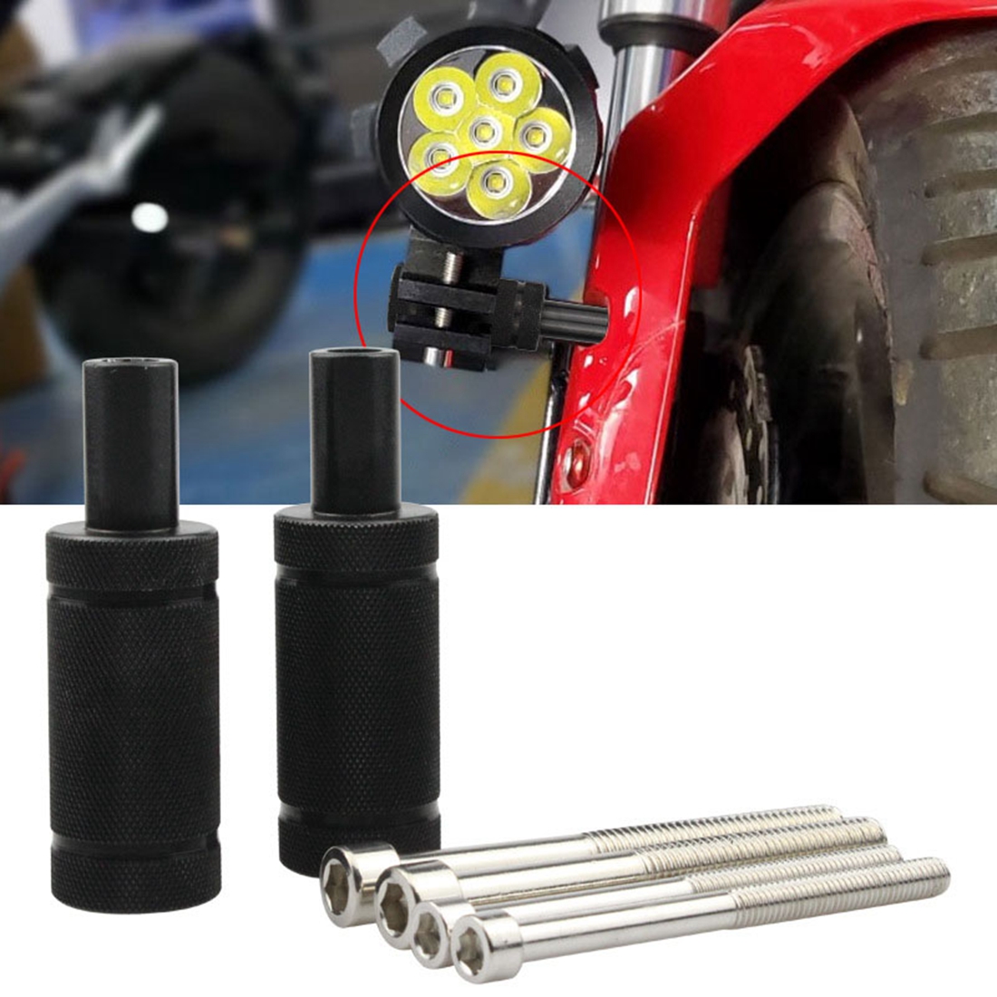 Motorcycle Headlight Mount Hol - Mountain Biking Derby 评论和价格