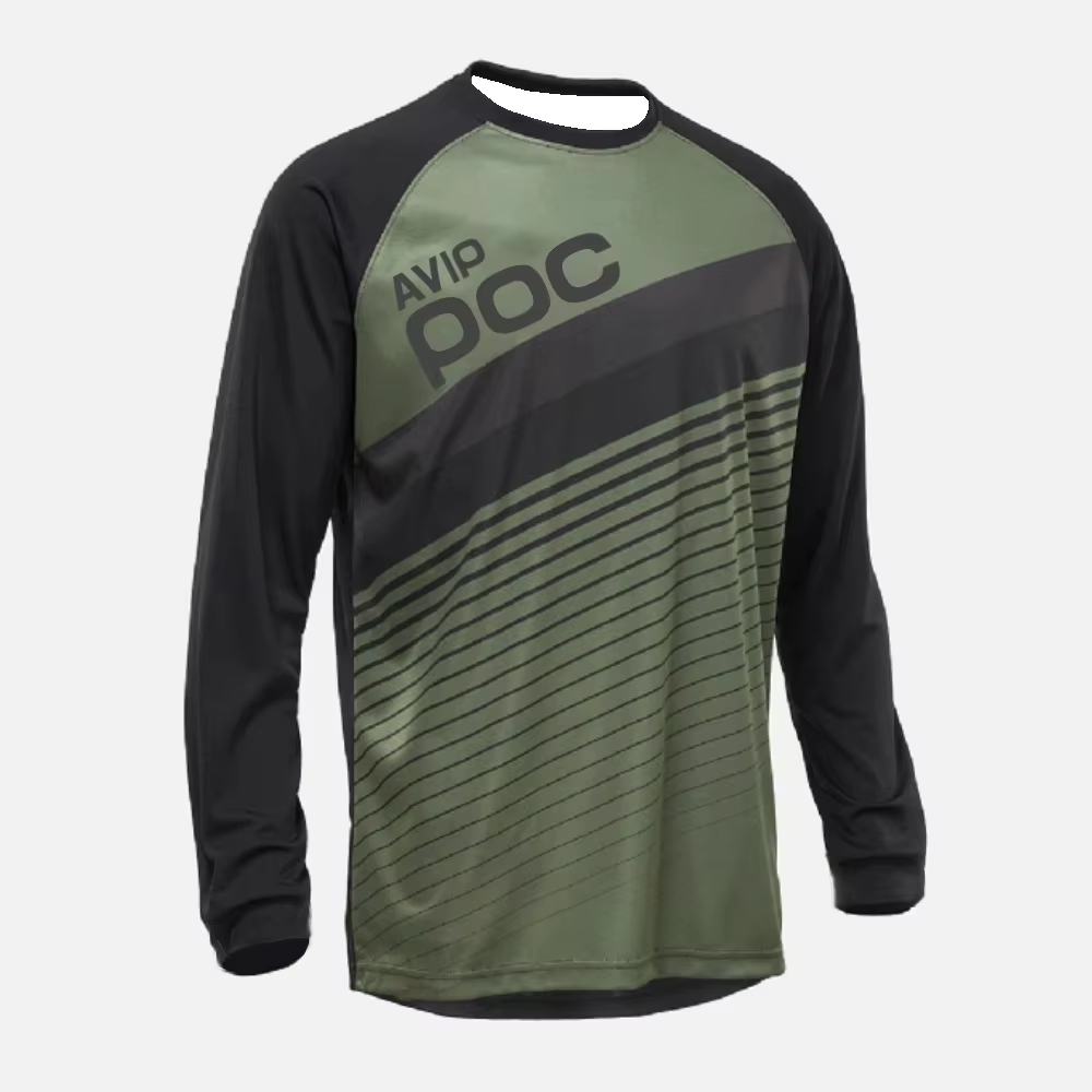 Mens MTB Dirt Bike Long Sleeve - Mountain Biking Downhill 评论和价格