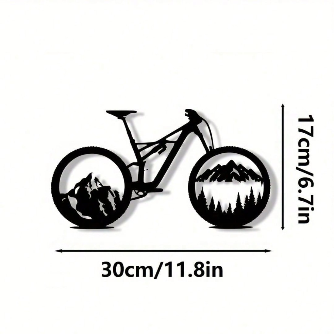 Black Metal Mountain Bike Tire - Mountain Biking Gifts 评论和价格