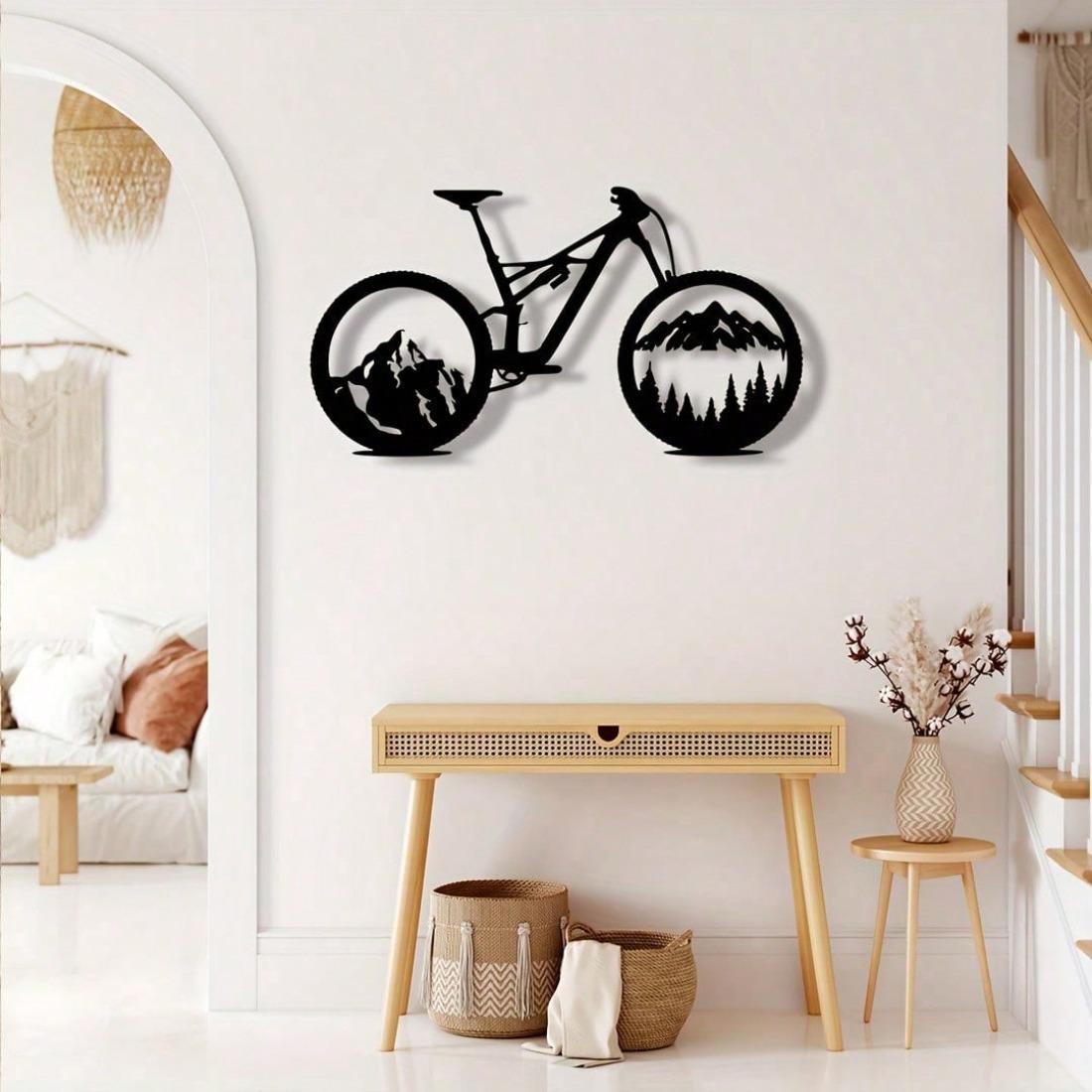 Black Metal Mountain Bike Tire - Mountain Biking Gifts 评论和价格